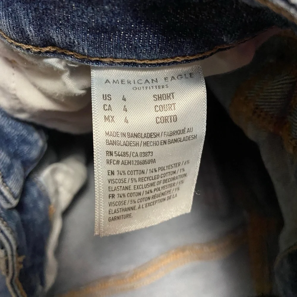 American Eagle Mom Jeans Womens 4 High Waisted Ankle Jeans